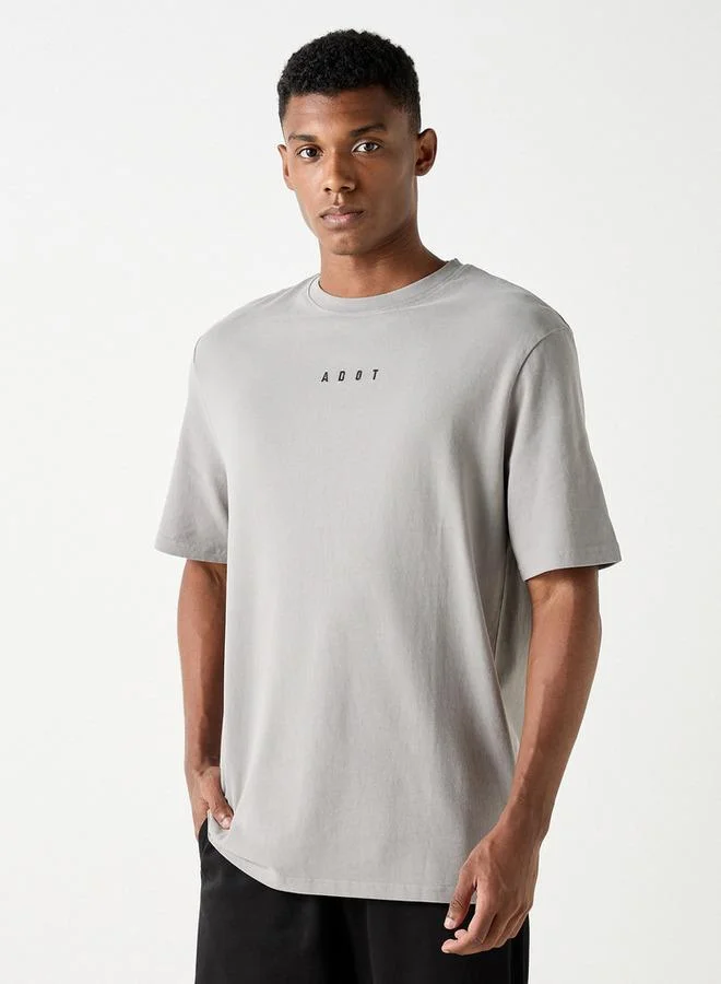 ADOT by Splash Graphic Print T-shirt with Short Sleeves