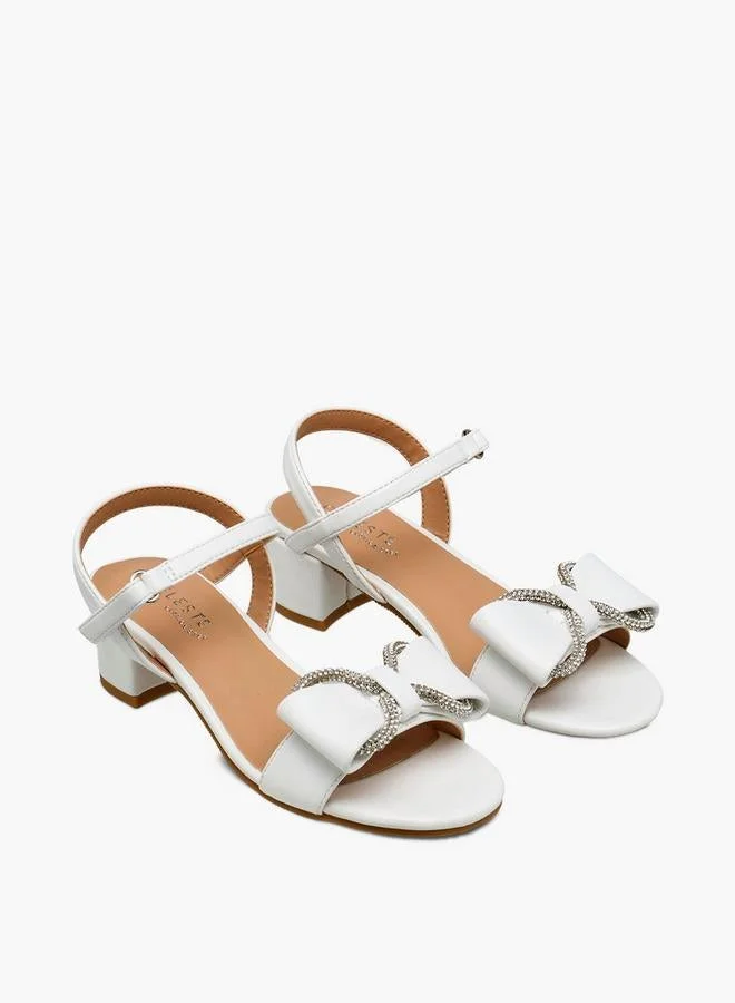 Celeste Girls Block Heel Sandals Ramadan Collection