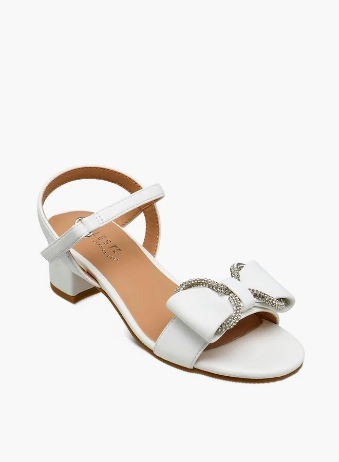 Celeste Girls Block Heel Sandals Ramadan Collection