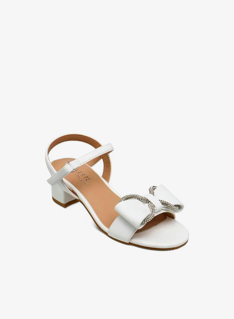 سيليست Girls Block Heel Sandals Ramadan Collection