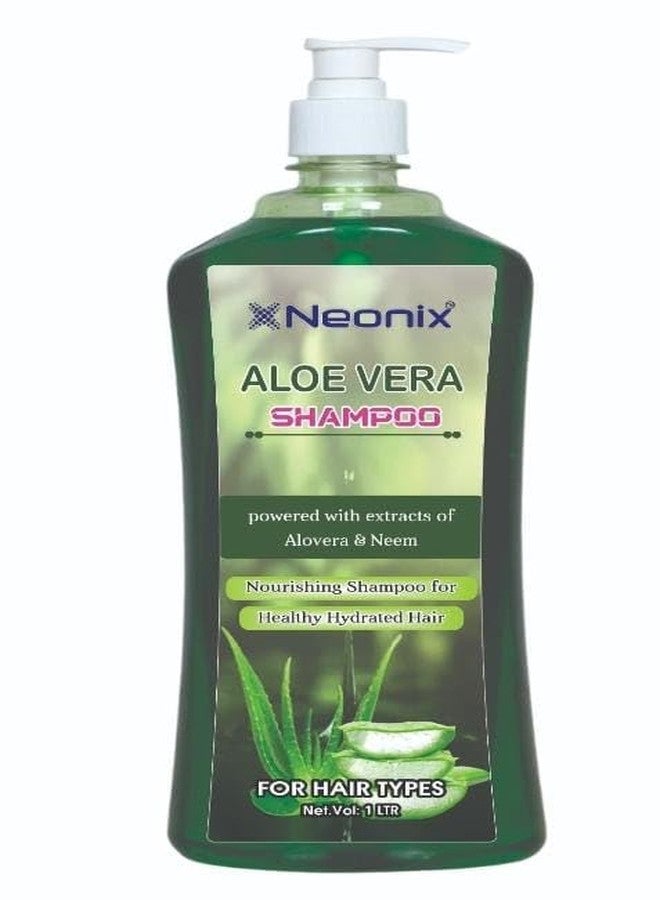 neonix Aloe Vera Shampoo for Conditioner Soft, Shine, Smooth, Damage Repair, Dandruff, Frizz Control, and Hydrated Hair | All-Natural, Gentle, and Safe for All Hair Types- 1 LTR - Image 1