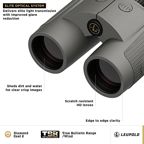 Leupold BX-4 Range HD TBR/W 10x42mm Range-Finding Binocular Shadow Gray (182883) - Image 2