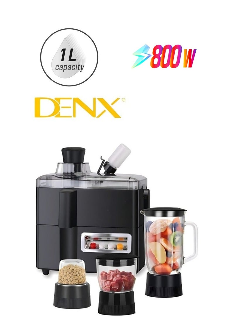 Denx 4-In-1 Food Processor With 29 Functions (Blender, Grinder, Food Processor, Chopper) - Image 1