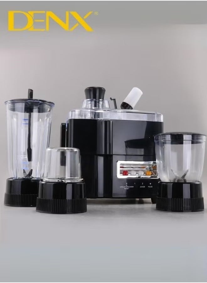 Denx 4-In-1 Food Processor With 29 Functions (Blender, Grinder, Food Processor, Chopper) - Image 4