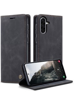 CaseMe For Samsung Galaxy A56 Cover, Soft PU Leather Shockproof Mobile Phone Wallet Case, Full Body Protective Flip Cover Magnetic Adsorption Back Cover  - Image 1