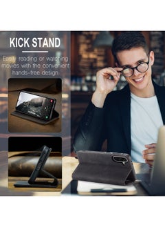 CaseMe For Samsung Galaxy A56 Cover, Soft PU Leather Shockproof Mobile Phone Wallet Case, Full Body Protective Flip Cover Magnetic Adsorption Back Cover  - Image 5
