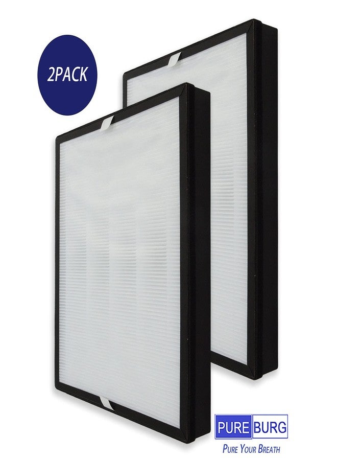 PUREBURG Replacement Filters Compatible with Air Choice AP-528 Air Purifier,2-Pack H13 True HEPA Pre-Filter, Air Clean Dust Pet-hair - Image 5