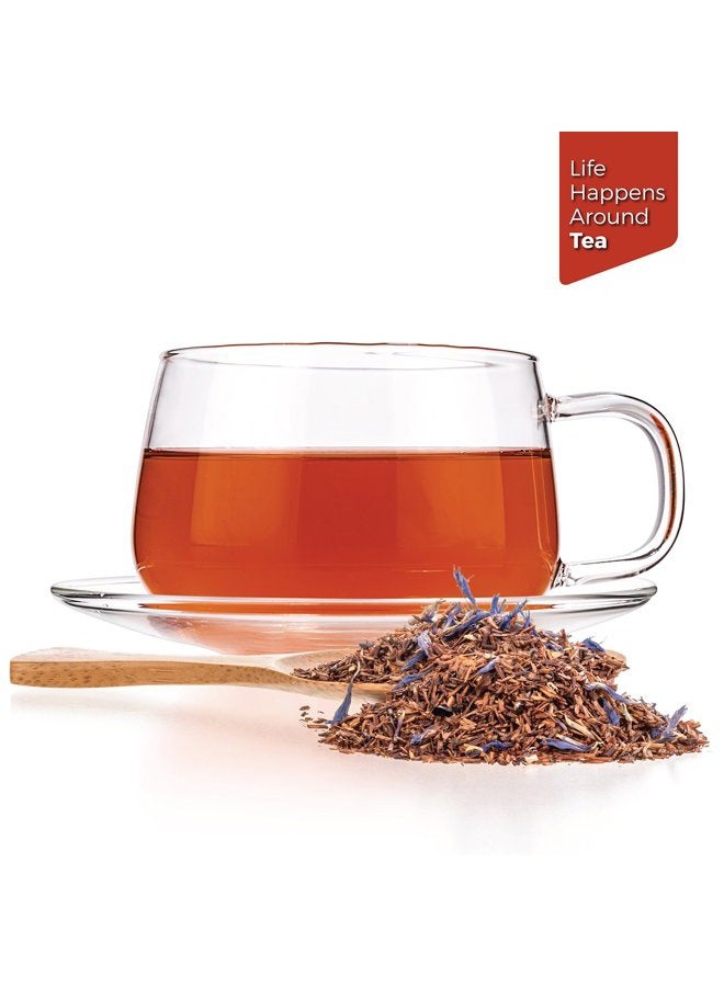 Tealyra Rooibos Earl Grey - Caffeine-Free - Herbal Loose Leaf Tea - Red Bush Tea with Bergamot oil - Claming and Relaxing Blend - 110g (4-ounce) - Image 3