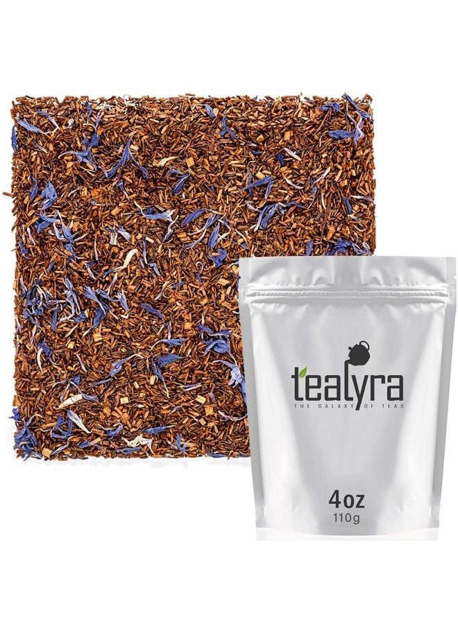 Tealyra Rooibos Earl Grey - Caffeine-Free - Herbal Loose Leaf Tea - Red Bush Tea with Bergamot oil - Claming and Relaxing Blend - 110g (4-ounce) - Image 1