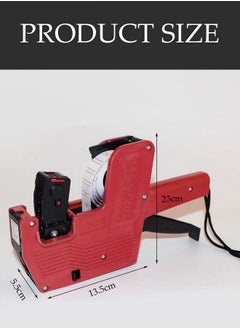 DUNISO Price Tag Gun, Handheld Adjustable Pricing Machine, 8 Digit Price Tag Machine,For Office, Retail Shop, Grocery Store, Organization Marking  - Image 2