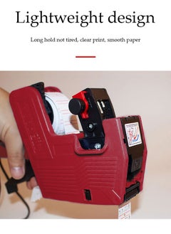 DUNISO Price Tag Gun, Handheld Adjustable Pricing Machine, 8 Digit Price Tag Machine,For Office, Retail Shop, Grocery Store, Organization Marking  - Image 3