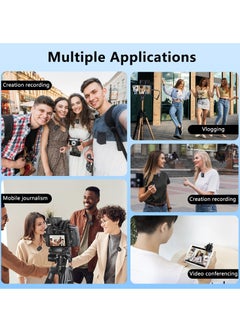 Saramonic Blink500 T4 2.4G 4-Channel Wireless Lavalier Microphone System for DSLR Camera, Wireless Lapel 4 Transmitters & One Receiver 328ft Range for Camcorder Smartphones Interview Vlog YouTube Video  - Image 4