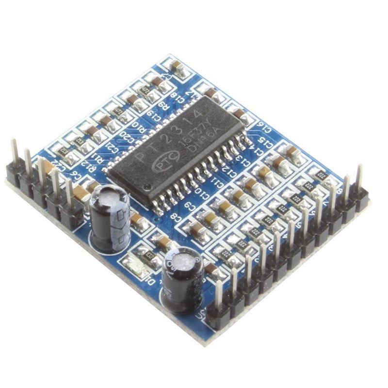 PT2314 Sound Processor Audio Effect Adjustment Module DC6V 10V Onboard Chip - Image 4
