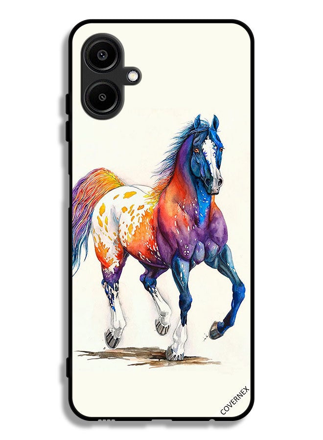 Covernex Samsung Galaxy F06 5G Protective Case Cover Horse Paint Art - Image 1