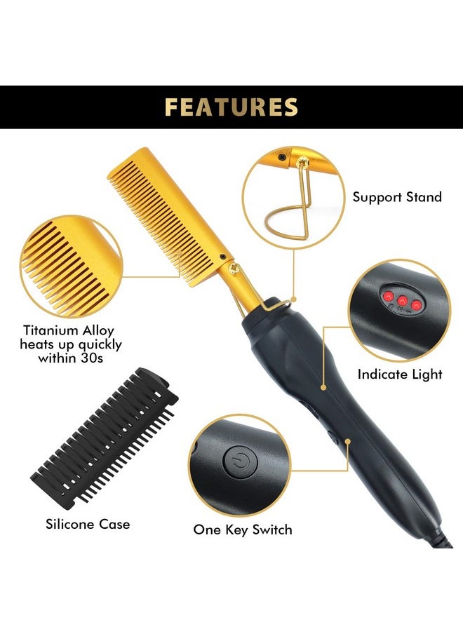 Electric Hot Comb For Wigs Hair Straightener Electric Pressing Combs Lace Front Wigs Flat Iron Comb Lace Melting Band Wig Kit With Hot Comb Wig Installation Kit - pzsku/ZA412FDB96242A4740892Z/45/_/1719075412/8dad6733-b548-40c6-acc9-24344877260f