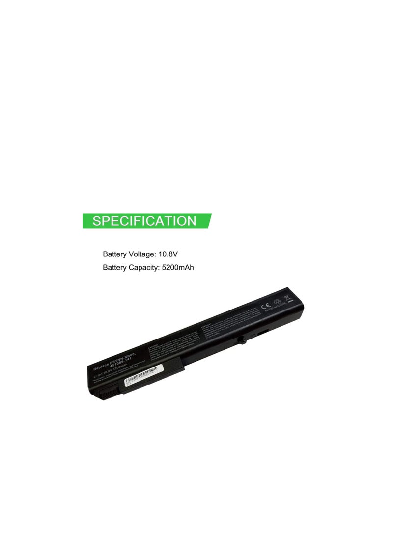Terabyte Replacement Laptop Battery For Hp (8530P-8730W-8530W-8730P-8540P-8540W-8740W -8310) Black - Image 2