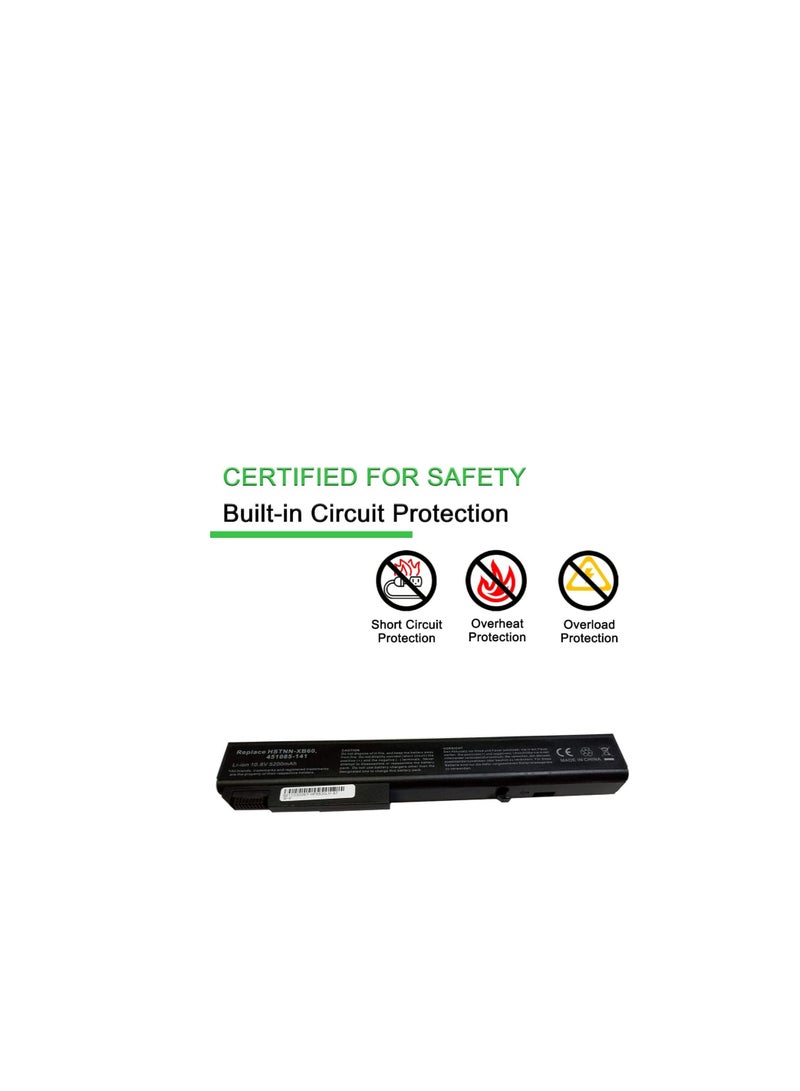 Terabyte Replacement Laptop Battery For Hp (8530P-8730W-8530W-8730P-8540P-8540W-8740W -8310) Black - Image 4