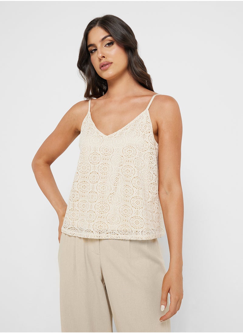VERO MODA - V-Neck Singlet Top - Image 1