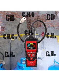 Excefore Gas Leak Detector Sniffer Portable Combustible Gas Detector Handheld Gas Analyzer Flammable Natural Gas Acetone Propane Benzene Ethanol Gasoline Methane Tester 9999 PPM 20% LEL with LCD Color Display  - Image 3