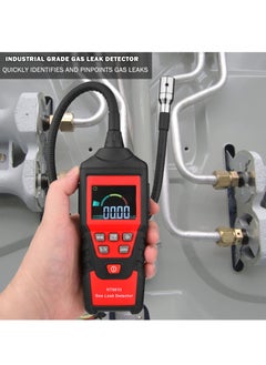 Excefore Gas Leak Detector Sniffer Portable Combustible Gas Detector Handheld Gas Analyzer Flammable Natural Gas Acetone Propane Benzene Ethanol Gasoline Methane Tester 9999 PPM 20% LEL with LCD Color Display  - Image 2