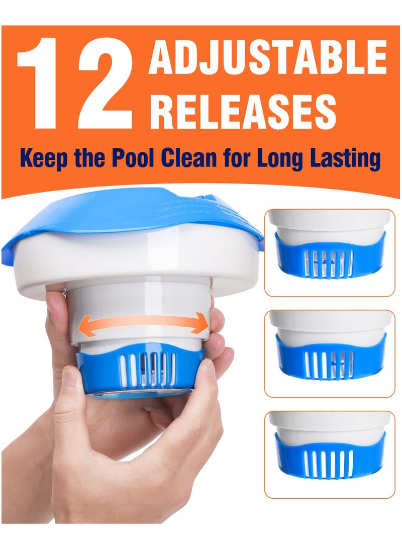 Generic - 7 Inch Chlorine Dispenser for Hot Tub and Pool, Floating Chemical Floater for Spa and Water Parks - Image 1