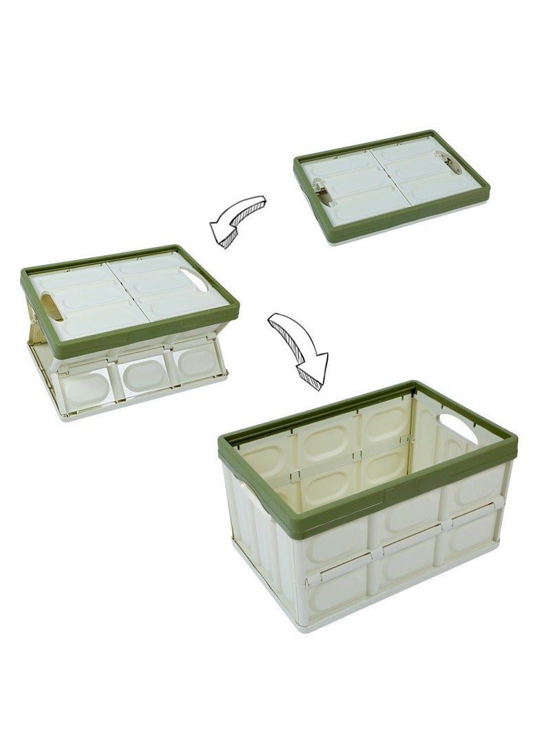 Foldable Car Trunk Storage Box, In-Car Storage Container, Multi-functional Foldable Car Trunk Organizer, Car Storage Bin, Collapsible Portable Storage Box  - Image 4