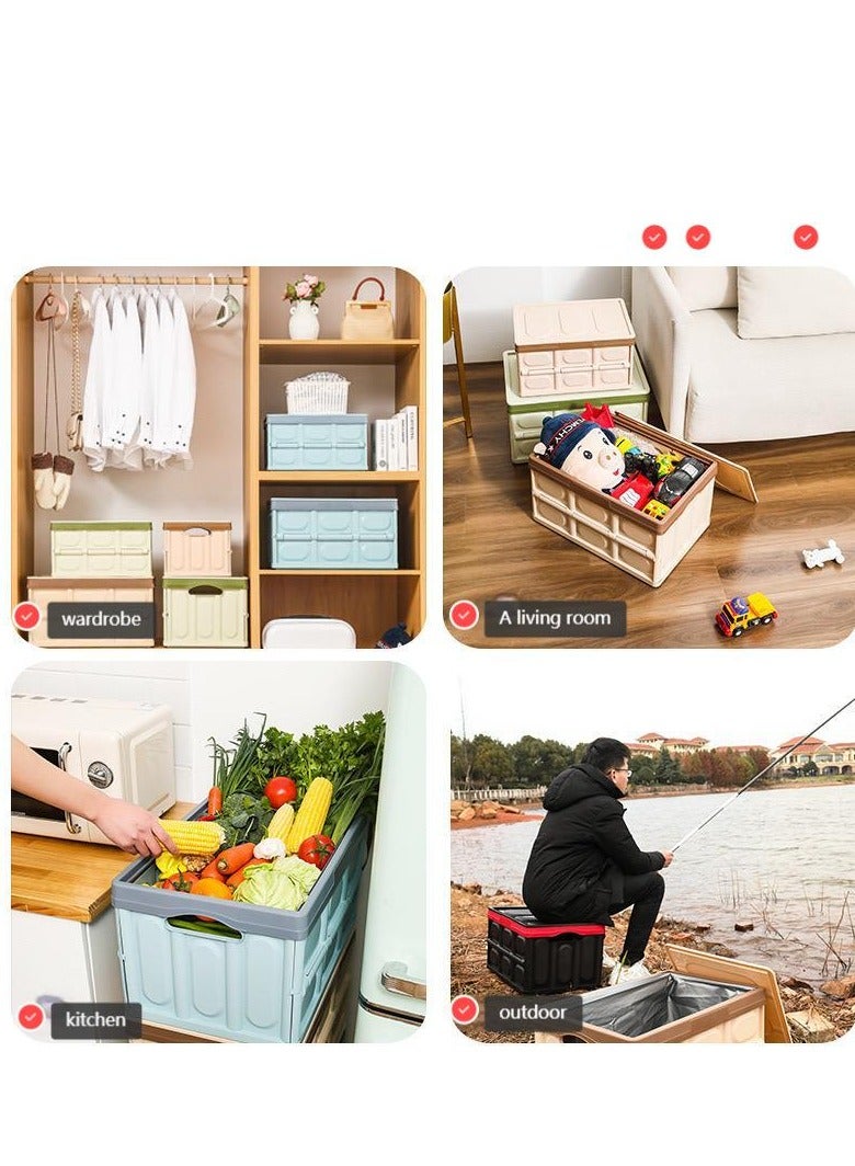 Foldable Car Trunk Storage Box, In-Car Storage Container, Multi-functional Foldable Car Trunk Organizer, Car Storage Bin, Collapsible Portable Storage Box  - Image 3
