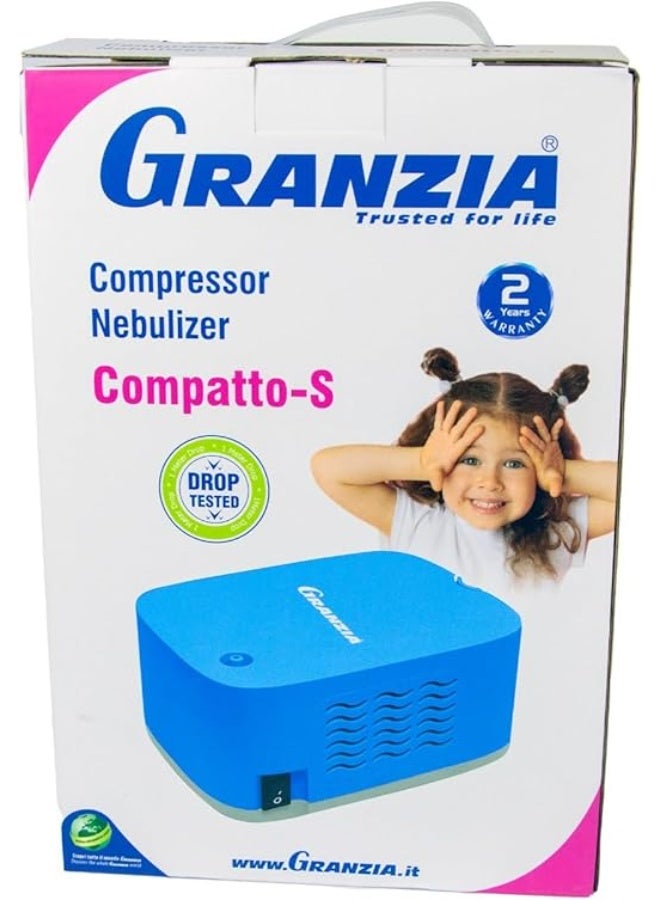 Granzia Compatto-S Nebulizer – Portable, Quiet & Easy-to-Use for Adults & Kids - Image 2