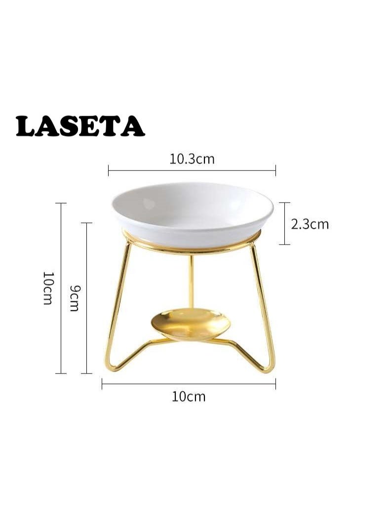 Laseta دفايات الشموع العطرية، قوية ومتينة، مناسبة للزينة في المطاعم، العشاء، الحفلات (بدون شموع)، سوداء - Image 5