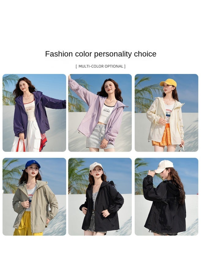 Baleno Upf50+ Lightweight Sun Visor Sunscreen Top For Women, Breathable Summer Sports & Outdoor Sun Protection Jacket - Image 3