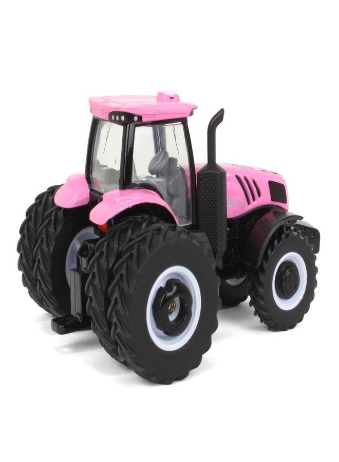 ERTL 1/64 Pink New Holland Genesis T8.380 Tractor with Rear Duals 13997 - Image 3