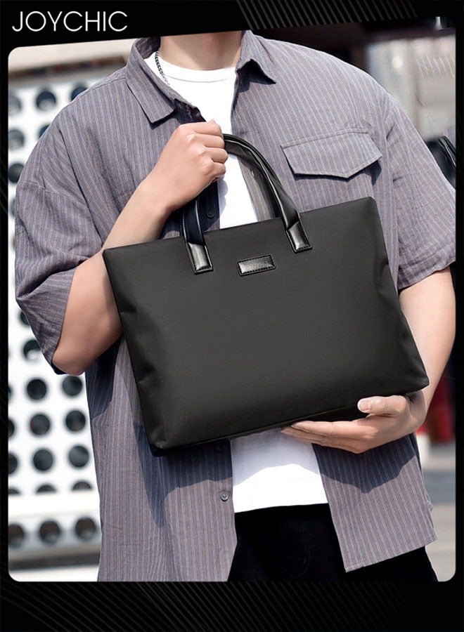 Joychic حقيبة لابتوب رجال للأعمال بسعة كبيرة خفيفة الوزن مقاومة للماء للسفر للعمل والمكتب والتنقل - Image 2