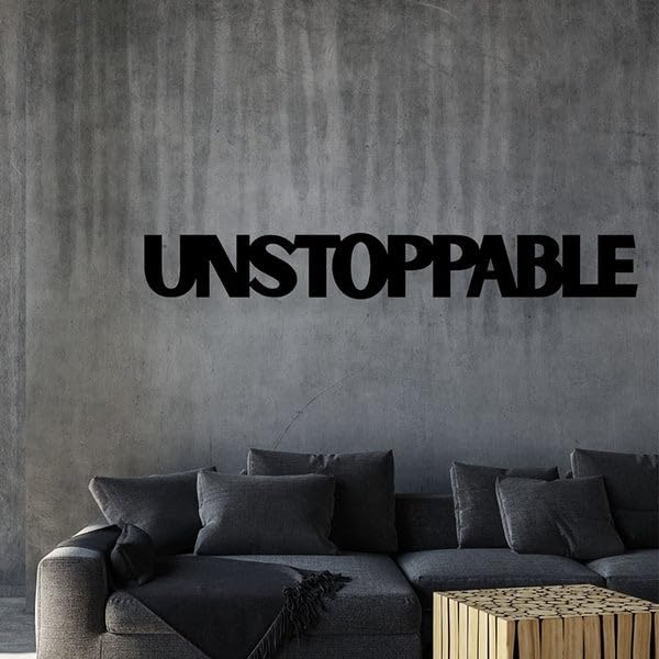 BLIND SHOP Unstoppable Typography Wall Art