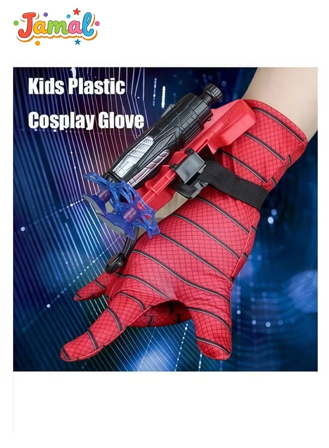 Jamal Spider Man Mask，Spider Man launcher, superhero wrist launcher, role-playing toys，Six piece set - Image 5