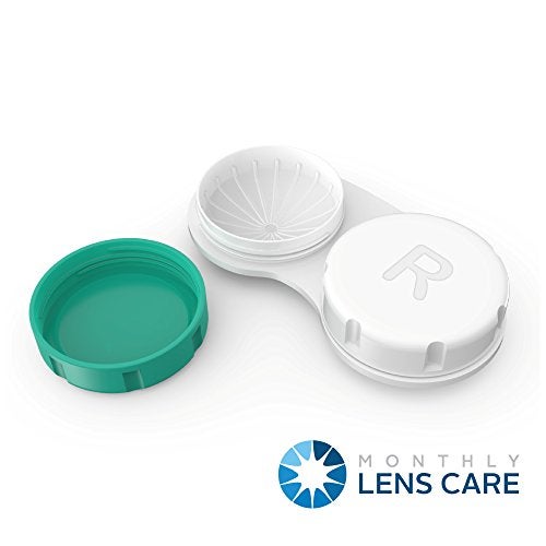 Axim USA Contact Lens Cases 12 Pack. One Year Bulk Supply. Protect Your Eyes by Changing Your Lens Case Monthly (Green) - Image 2