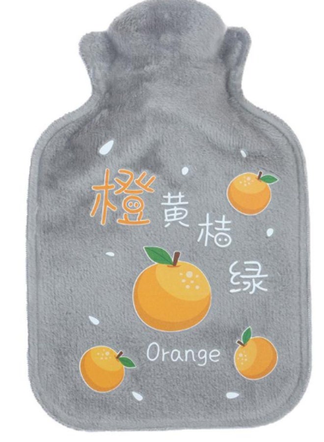 Hot water bottle with a soft velvet cover – a cute design for children and adults to relieve pain and warm the body in various shapes - Image 3