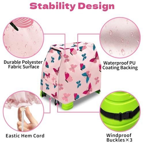 Intoypad Kids Water Table Cover for Step2 Rain Showers Water Table Accessories, Outdoor Toys Waterproof Sunshade Dust Cover for Toddlers 1-3 Outdside Step 2 Watertable Toys for Kids Ages 3-5 - Image 5