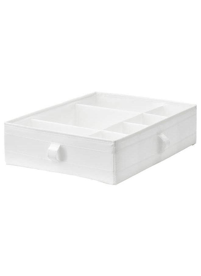Beauenty Box with compartments, white, 44x34x11 cm  - Image 1
