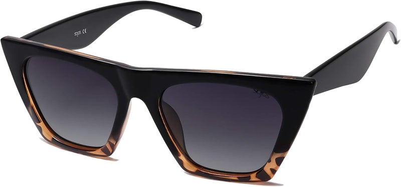 Sojos Oversized Square Cateye Polarized Sunglasses for Women Men Big Trendy Sunnies - Image 1