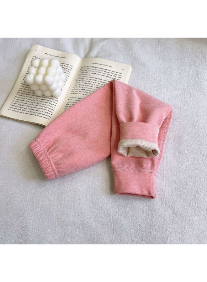 Children's School Uniform Essentials: Girls' Inner Leggings, Boys' Seamless Thickened Wool Silk Thermal Pants, Baby Autumn Pants