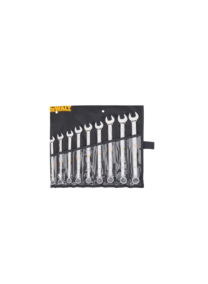 DEWALT 10 Piece Combination Metric Wrench Set DWMT19227 - Image 2