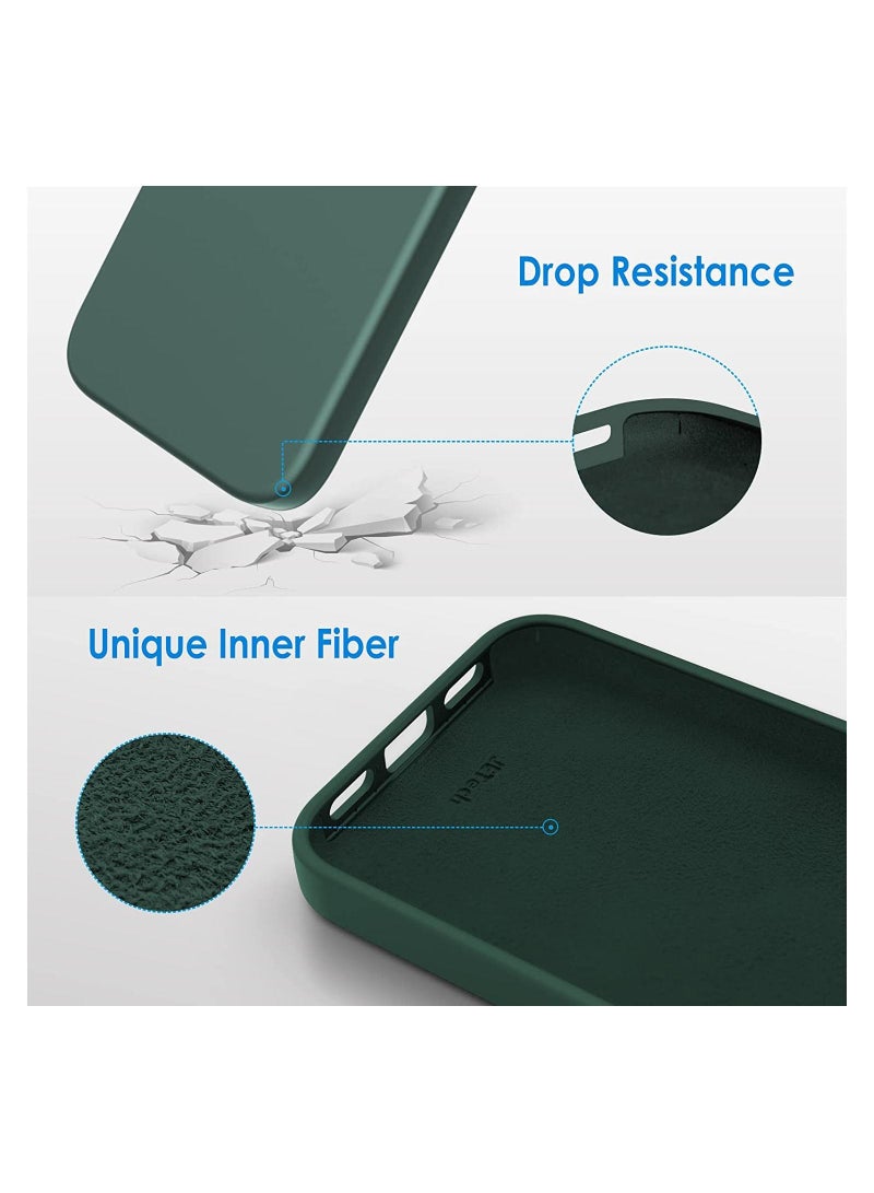 Phone Planet Silicone Case Compatible with iPhone 12 Pro Max 6.7-Inch Silky-Soft Touch Full-Body Protective Phone Case Shockproof Cover with Microfiber Lining - Image 2