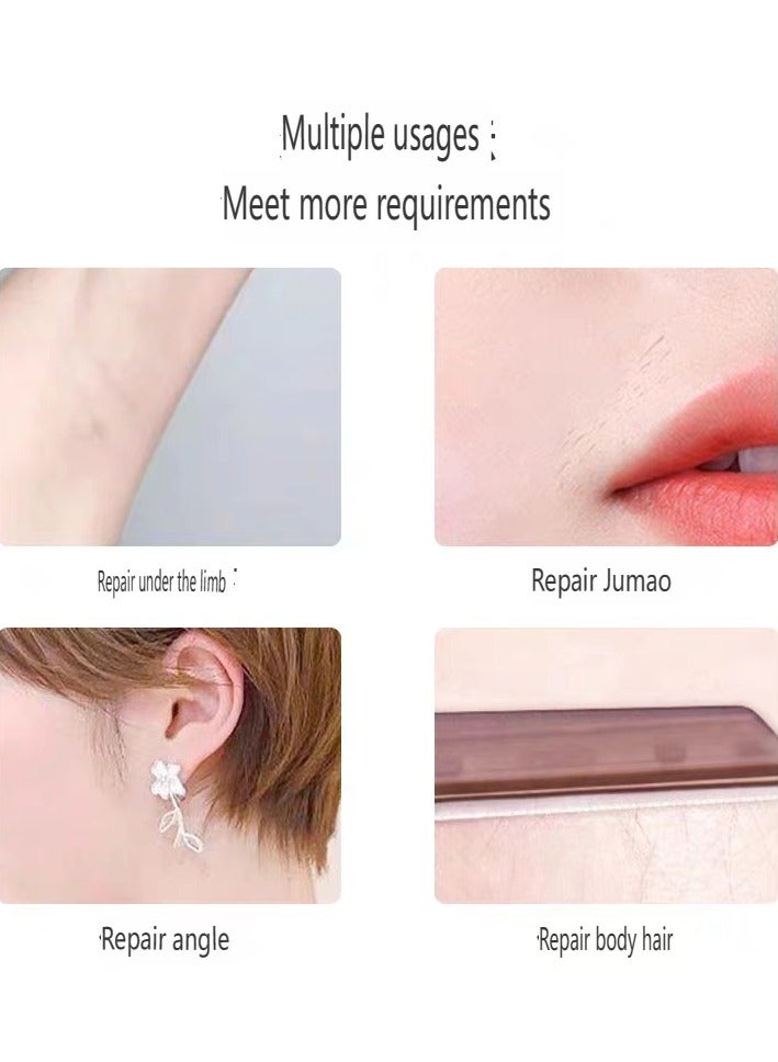 general Vcolor Weile Hotel Homestay Eco friendly Bamboo Handle Razor for Men and Women Manual Scraper Stainless Steel Blade 1 Bamboo Handle+6 Replacement Knife Used for One Year - Image 3