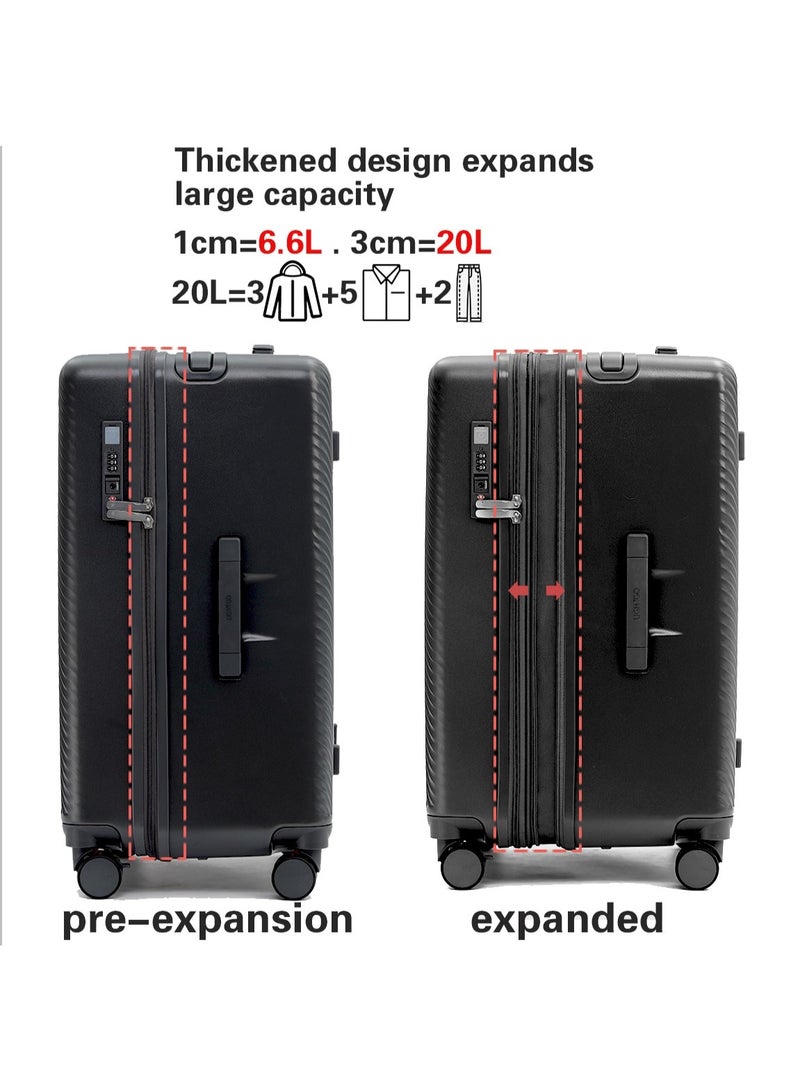 LIGHTGO 7655 large size check in size ABS mix PC Suitcase check in luggage 28 inch with Expandable with TSA travel case - Image 2