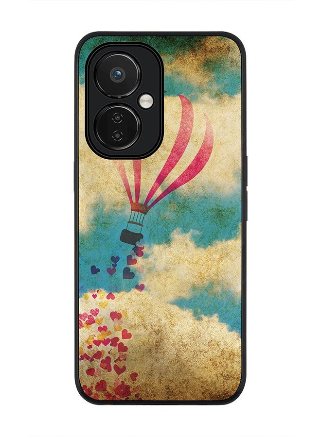 Stylizedd Rugged Black edge case for Nord CE 3 Lite Slim fit Soft Case Flexible Rubber Edges Anti Drop TPU Gel Thin Cover - Spreading The Love - Image 1