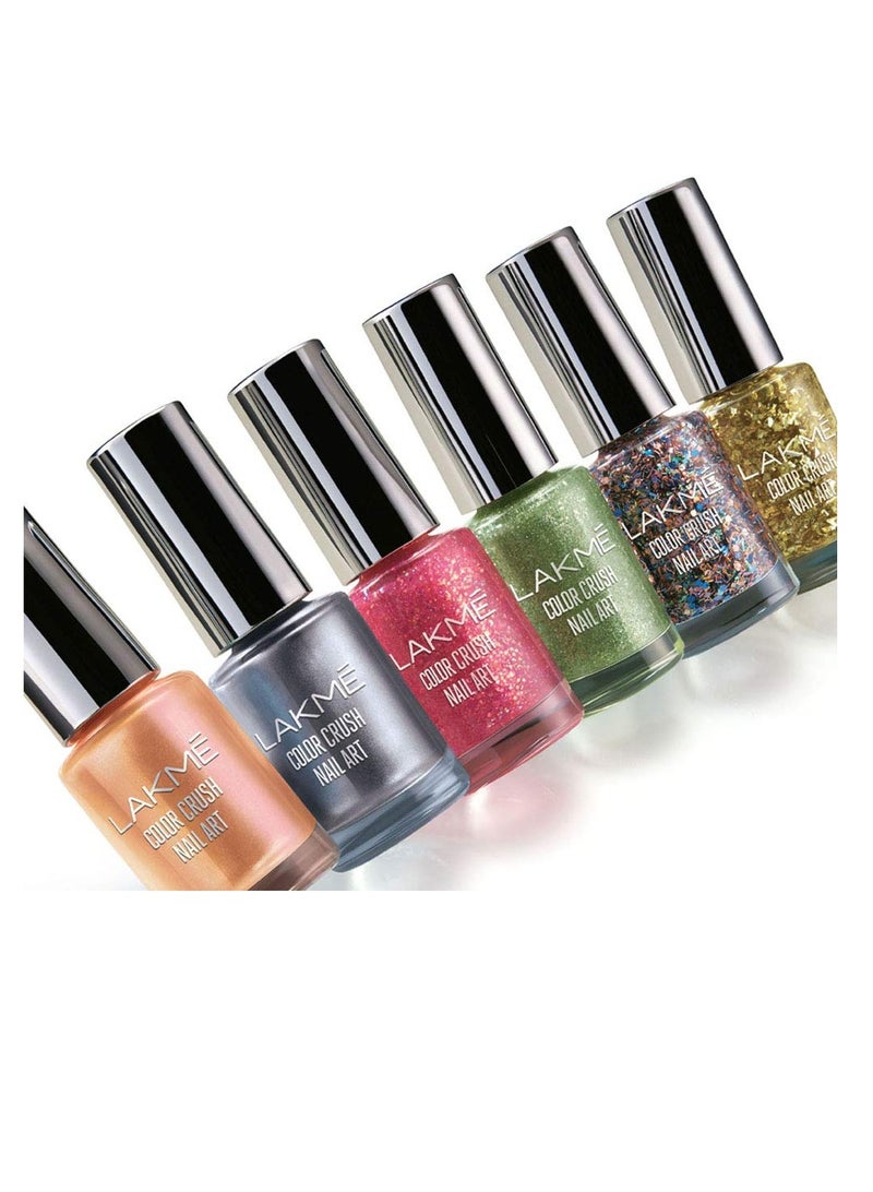 لاكمي كولور كراش طلاء أظافر P1 متعدد الألوان 6 مل - Image 4