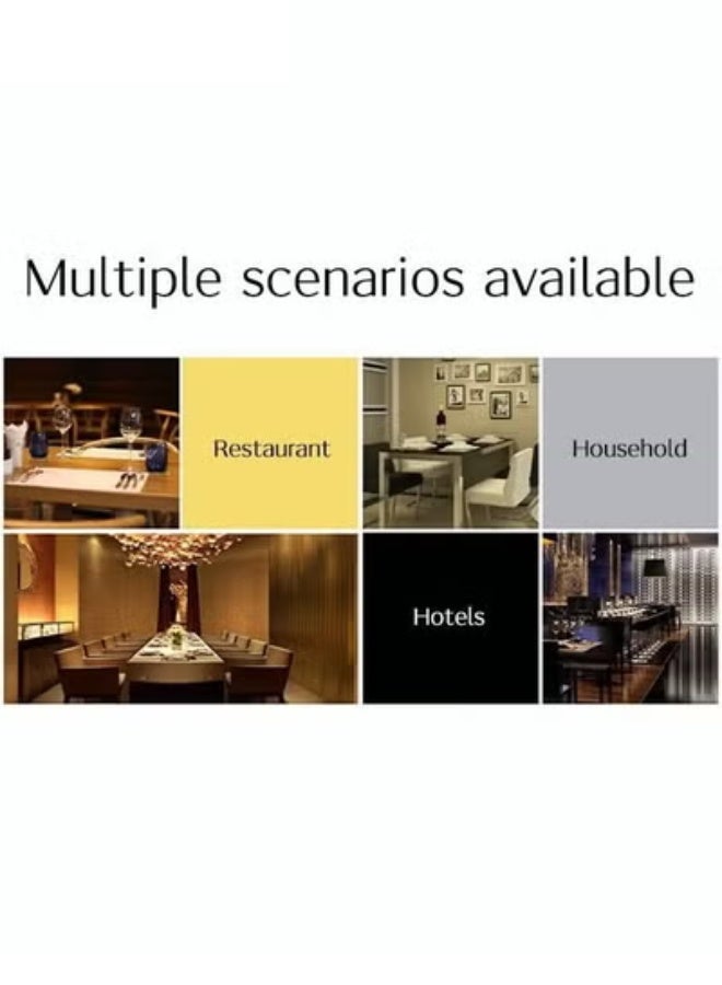 Beauenty 6 Pieces Placemat High-quality PVC Material Heat Insulation Anti-oil Not Easy to Mold Suitable for Home Use Hotel Restaurant Cafe Etc Brown 45x30 cm - Image 3