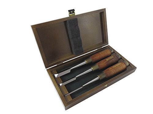 Narex 852100 3 Piece Set Japanese Style Dovetail Chisels 1/4", 1/2", 3/4" - Image 2
