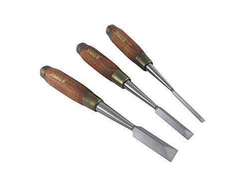 Narex 852100 3 Piece Set Japanese Style Dovetail Chisels 1/4", 1/2", 3/4" - Image 1