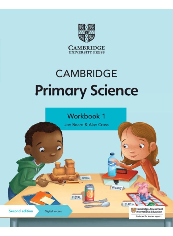 Cambridge primary science workbook 1 with digital access (1 year) - Image 1